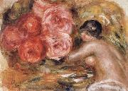 Pierre Renoir Roses and Study of Gabrielle Germany oil painting artist